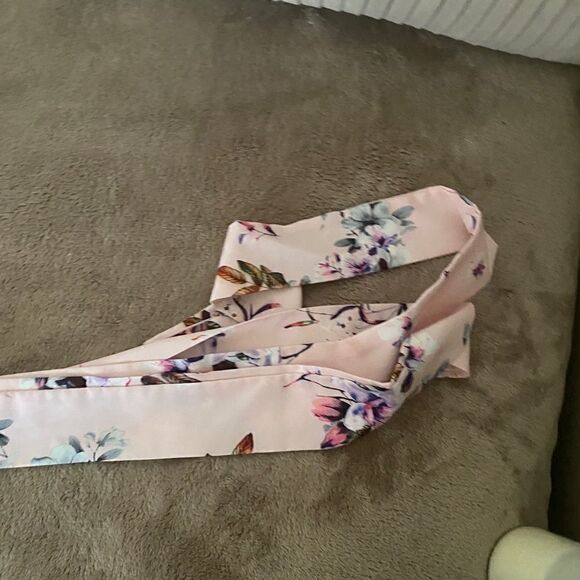 BEAUTIFUL Pink Floral Midi Dress - Picture 9 of 9